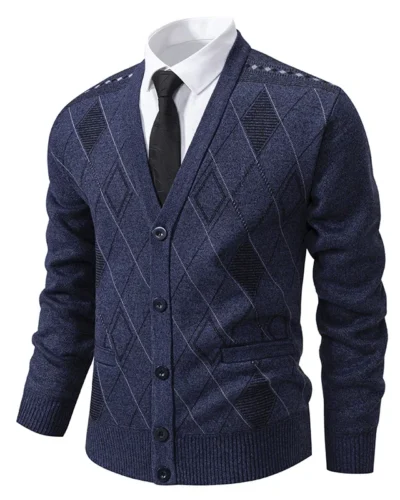 Men Cardigans Knitted Sweaters 2024 Autumn Winter Warm Top Thick Vintage Casual Fashion Button Up Cardigans Jackets Men Clothing
