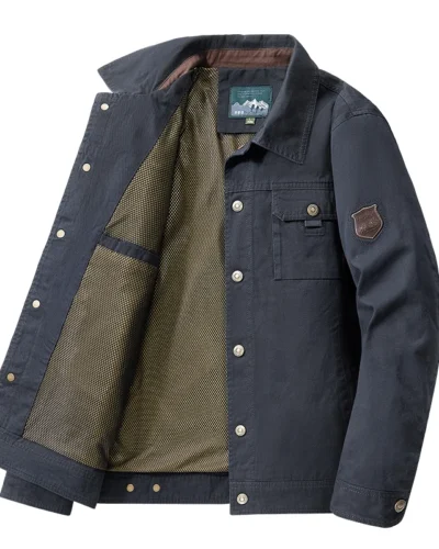 mens cargo jackets New Fashion bomber jacket mens wear simple British style Warm Windproof Jacket and coat baseball jacket male