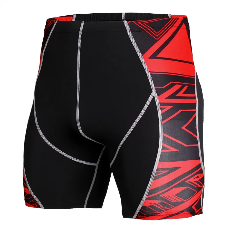 MMA Compression Shorts Running Tights Men's Gym Leggings Workout Sweatpants Training Jogging Fitness Quick Dry Short Pants