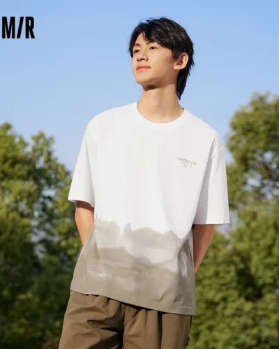 Semir Short-Sleeve T-Shirt Men 2024 Summer New Collection Exquisite Embroidered Top Cool And Antibacterial
