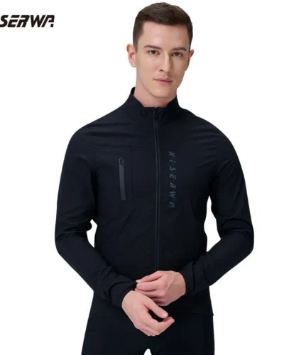 HISERWA Men Cycling Jacket Lightweight Waterproof Bicycle Windbreaker High Quality Quick Dry Cycling Raincoat MTB Bike Jersey