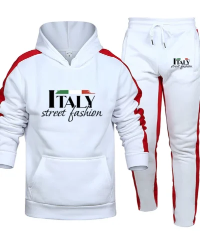 Hot Sales Men Two Piece Outdoors Men's Tracksuit Set and Single Piece Black Sweatpants Hoodie Fashion Comfortable Casual Jogging
