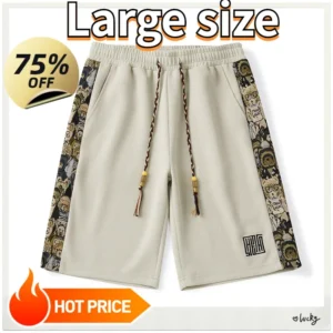 40-150kg Large Size Men's Shorts, Summer Casual Work Pants, Korean Version Trendy Shorts, Plus Size Shorts 5XL 6XL 7XL 8XL