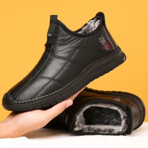 2025 Winter Men's Cotton Shoes Warm, Velvet, Waterproof, Anti slip, Thickened Walking Boots, Extra Large Size 38-48 mens shoes