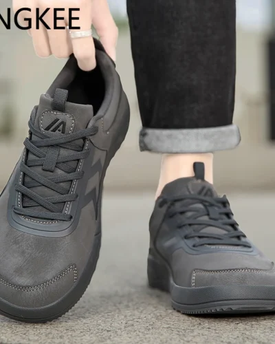 PINGKEE VENOCON Minimalist Wide ToeBox Feet Barefoot Athletic Winter Casual Shoes Men Women Sneakers Footwear Boots For Man