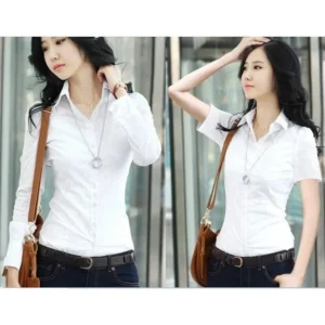 Short Sleeve 2023 Size Women's Shirt Fashion Vintage Clothes for Women Tops Shirts Blouses