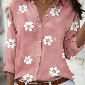 New elegant shirt ladies casual temperament women shirt fashion long-sleeved ladies shirt