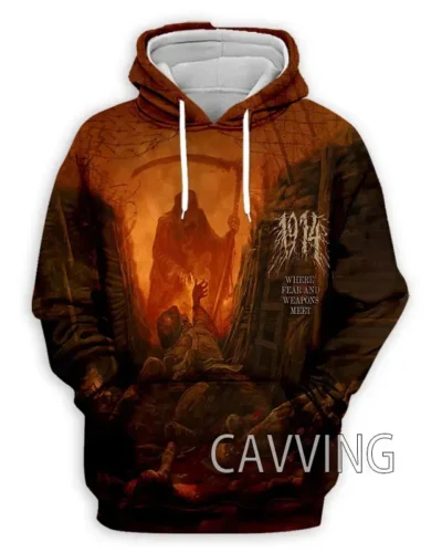 New Fashion  1914 Rock  Band  3D Printed Clothes Streetwear Men/women Hoodies Sweatshirt Fashion Hoody Hooded Pullover Tops