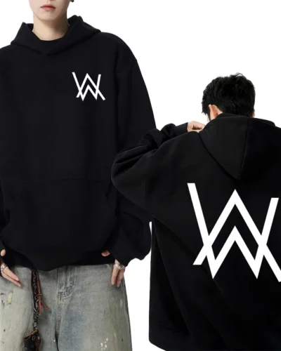 Hot Sale New Heavy Mental AlanWalker printed Hoodies Men Women vintage Oversized streetwear Unisex Fleece Long sleeve Sweatshirt