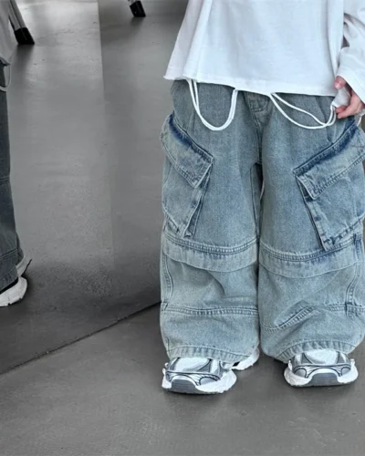 Boys Jean Pants Long Trousers Cotton 2024 New Arrive Spring Autumn Baby's Kids Pants Teenagers Outwear Children's Clothing