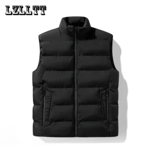 8XL Spring Men Casual Sleeveless Vests Jacket Mens Autumn Winter Warm Windproof Waistcoat Men Fashion Outwear Vest Jackets Male