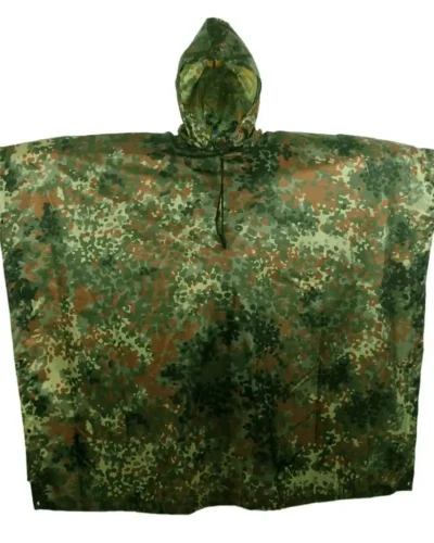 Tactics Flecktar Portable Camouflage Waterproof Rain Protection Cape Adult Poncho Raincoat Cloak Travel Rainproof Motorcycle Man