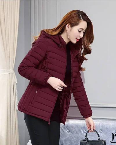 Winter Jackets for Women Cotton Padded Ultralight Coat Women's Parkas Lady Winter Thickened Slim Warm Jacket Female Hooded Parka
