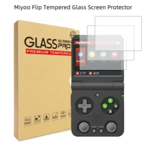 Portable Miyoo Flip V2 Screen Protector Tempered Glass Film Miyoo MY Flip Game Console  HD Temper Screen Films Game Accessories