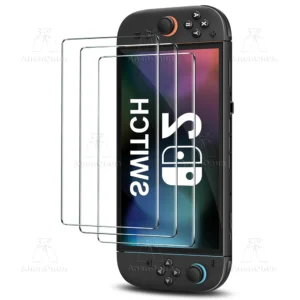 Switch 2 HD Tempered Glass 2.5D Curved Edge 9H Hardness Shatterproof Anti-Scratch Anti-Fingerprint Bubble-Free Screen Protector
