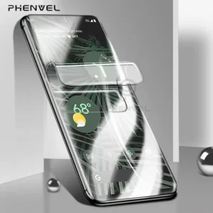 Glossy Hydrogel Protective Film For Google Pixel 7 6 Pro 6A Full Cover TPU Screen Protector