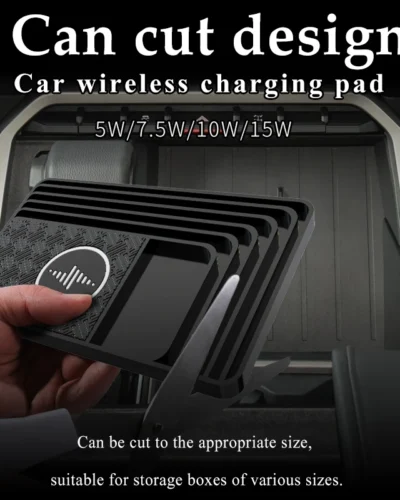 Customizable design for car wireless charger, mobile phone wireless fast charging board, multi device charging station, 15W anti