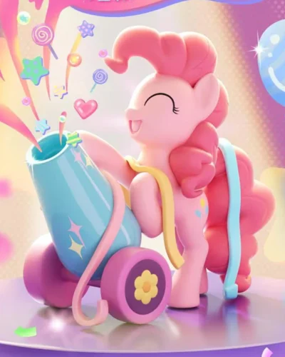 New My Little Pony Figure Party Time Series Blind Box Toys Action Figure Cartoon Ornaments Girl Birthday Doll Model Toy Gifts