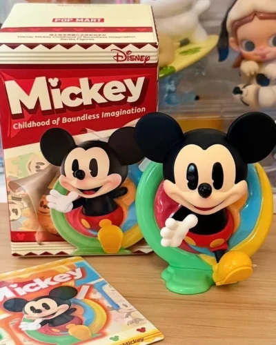 Disney Mickey Mouse Boundless Series Blind Box Toys Cute Colorful Handmade Model Ornament Mystery Box Children'S Birthday Gift