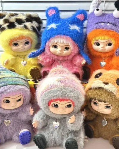 Authentic WAKUKU Maomao Trendy Party Series Mysterious Blind Box Wokuku Cute Handmade Trendy Plush Doll Birthday Gift