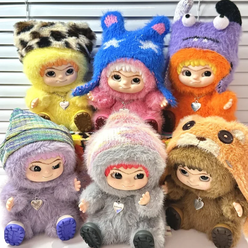 Authentic WAKUKU Maomao Trendy Party Series Mysterious Blind Box Wokuku Cute Handmade Trendy Plush Doll Birthday Gift