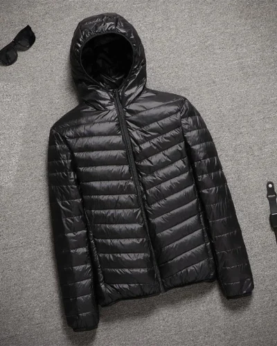 2023 New Hooded Ultralight Quilted Coat for Warm Winter Down Coats Light Puffer Lightweight Down Jackets Men's Jackets Spring