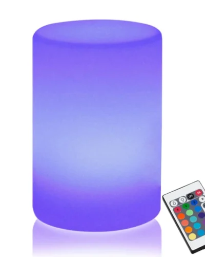D10*H15cm，LED Table Lamps, Luminescent Cylinder, Rechargeable, SK-LF50, Furniture Ornaments, Bedside Lamps,For Party Event, 1pc,