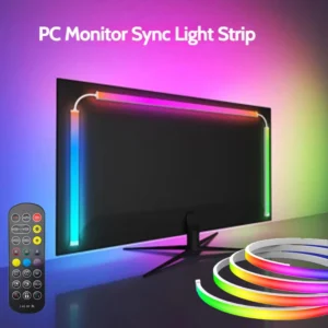 Smart Ambient PC Monitor Lighting PC Display Sync LED Strip Light RGB Dream Color DIY Party Game Holiday Atmosphere Decor Lamp