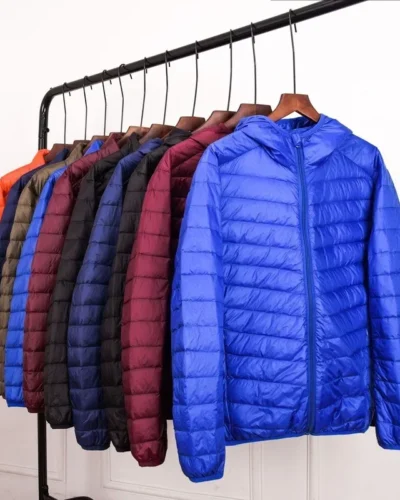 Plus Size 7XL 11XL Men Puffer Jacket Spring Winter Ultra Lightweight Packable Down Jacket Water Wind-Resistant Breathable Coat