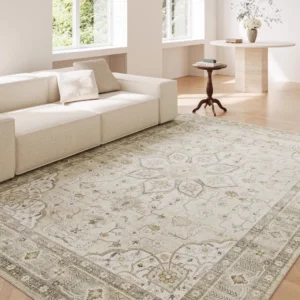 Artistic Persian Type Carpet Luxury Bohemian Decorative Rugs Comfortable Soft Living Room Carpets Machine Washable Bedroom Rug