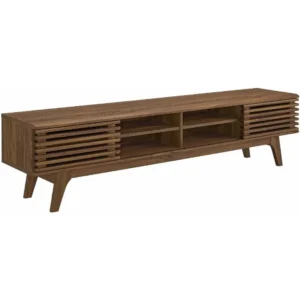 Render Mid-Century Modern Low Profile Media Console TV Stand