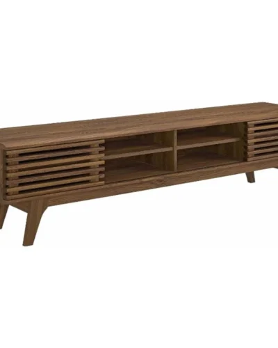 Render Mid-Century Modern Low Profile Media Console TV Stand