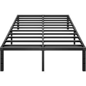 Metal Platform Bed Frame 14 Inch Tall,No Box Spring Needed,Queen Size Bed with Heavy Duty Strong Support Slats,Easy to Assemble
