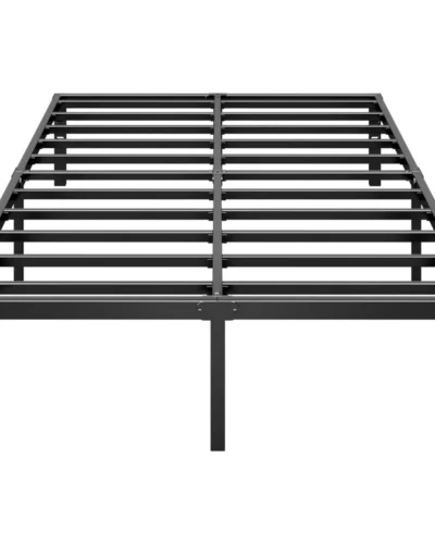 Metal Platform Bed Frame 14 Inch Tall,No Box Spring Needed,Queen Size Bed with Heavy Duty Strong Support Slats,Easy to Assemble