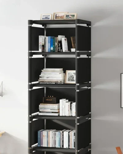 Simple Bookshelf Easy Assembly Bookcase Square Storage Shelf Multi-Layer Book Closet Living Room And Study Bedroom Storage Shelf