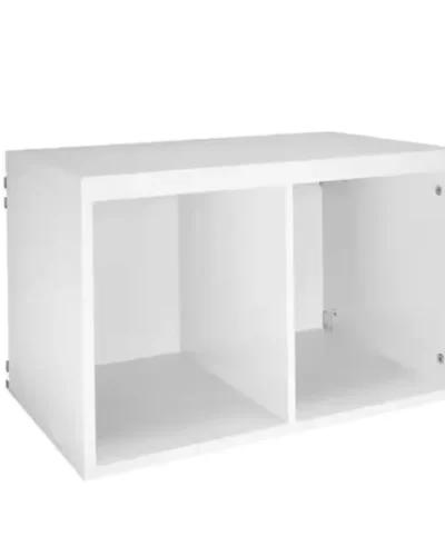 2 Cube Storage Shelf Organizer Bookshelf, Stackable or Hanging Wall Mount, Easy Assembly