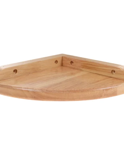 Corner Wall Shelf Wood Floating Shelves Wall Mounted Hanging Rustic Organizer Displays Storage Rack 18cm