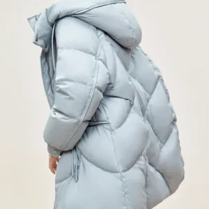 SENTUBILA 90% White Duck Down Coat Women 2024 Winter Thick Stand Neck Long Down Coat Puffer Jacket Women Outerwear W44Y56274