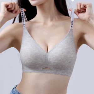 Sexy Seamless Women's Underwear, Wire-free, Hollow, Comfortable, Breathable, Push-up Sports Bra For Women, Thin Section