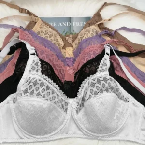 Solid pure color lace Bras sexy women's push up bra with underwrie mother comfy cotton lingerie high quality Backless bra C18