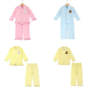 Family Matching Pjs Easter Bunny Mother Kids Pajamas Sleepwear Baby Clothes Loungewear Red Boys Girls Pyjamas Set
