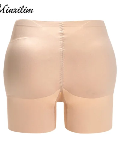 Minxilim Belly Reducing Panties Tummy Shaper Fake Butts And Hips Detachable Pad Body Shapewear Woman Underwear