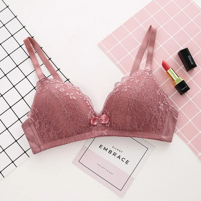 Women Multi Color Sexy Underwear Seamless Bras Thin Push Up Lingerie Wireless Brassiere ABC Cup Big Top Bralette Girl Fashion