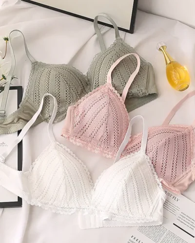 Women's Bra Lace Bras New Underwear Bras for Women Brassiere Sexy Female Wireless Push Up Bra Backless Bralette Lingerie Tops