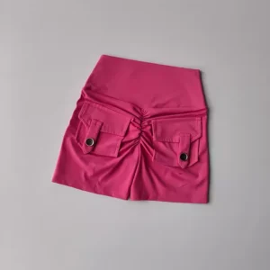 Women's Sports Yoga Shorts With pockets High Waist Tights Push Up Running Fitness Shorts Cycling Shorts Sexy Booty Gym Shorts