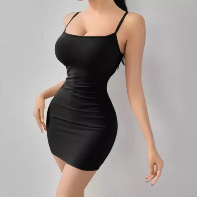 Cloud Hide SEXY Girl Sports Dress Golf Tennis Gym Yoga Dresses for Women Running Workout Summer Fitness One Piece Slim Fit Dress