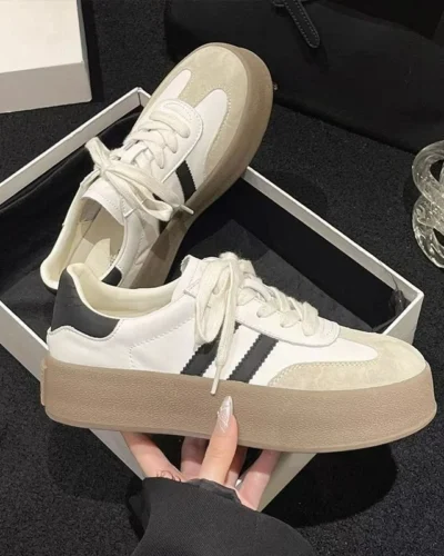 New Design Fashion Casual Shoes Outdoor Lace Up Sneakers for Women Female Comfortable Versatile Sport Shoes Vulcanize Shoes