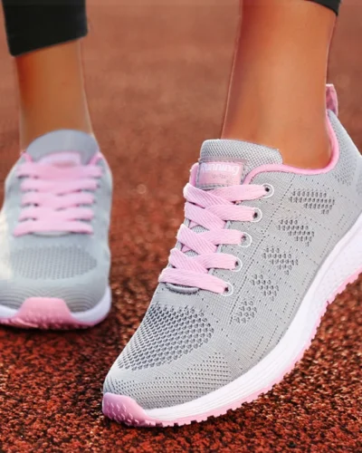 Women Flats Fashion Lightweight Shoes Women Lace Up Nurse Shoes Round Toe Sneakers Women Shoe Walking Shoes Woman Plus Size