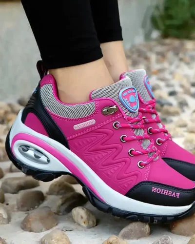 Women Sports Shoes Platform Sneakers Fashion Outdoor Hiking  Non-Slip Casual Shoes Low Top Running Shoes Women Footwear