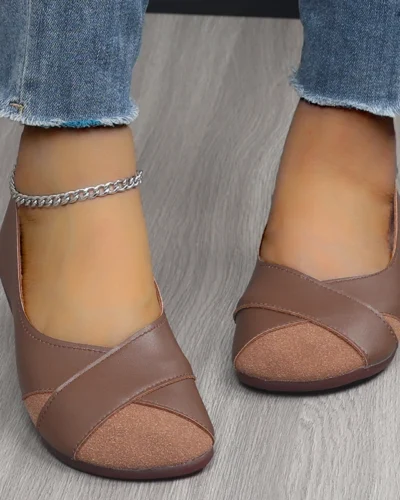 Women's Flats Shoes Loafers Casual Barefoot Moccasin Woman Slip-on Comfortable Spring Elegant Low Heels